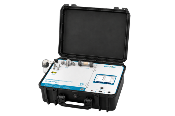 BI FLEXI PRO Industrial Portable Flue Gas Analyzer BI FLEXI PRO industrial portable flue gas analyzer for combustion and stack gas measurement